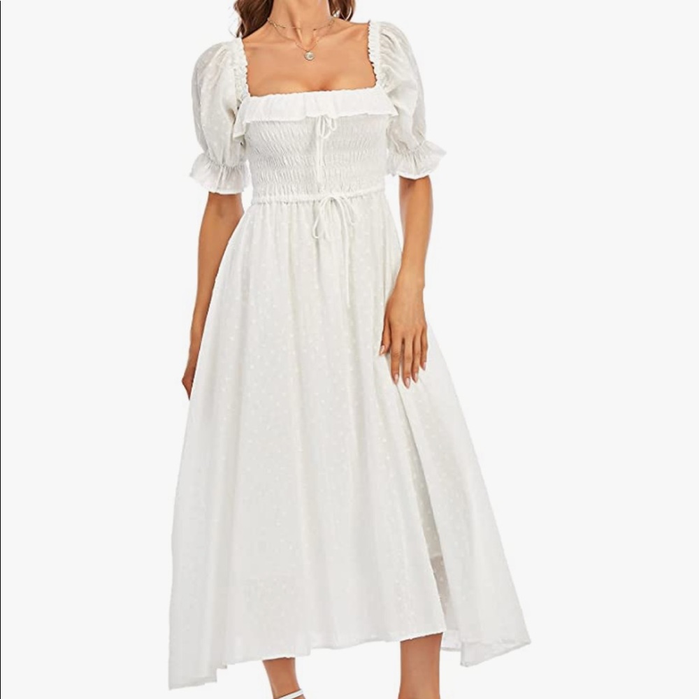 Women White Dress - Picture 2 of 16
